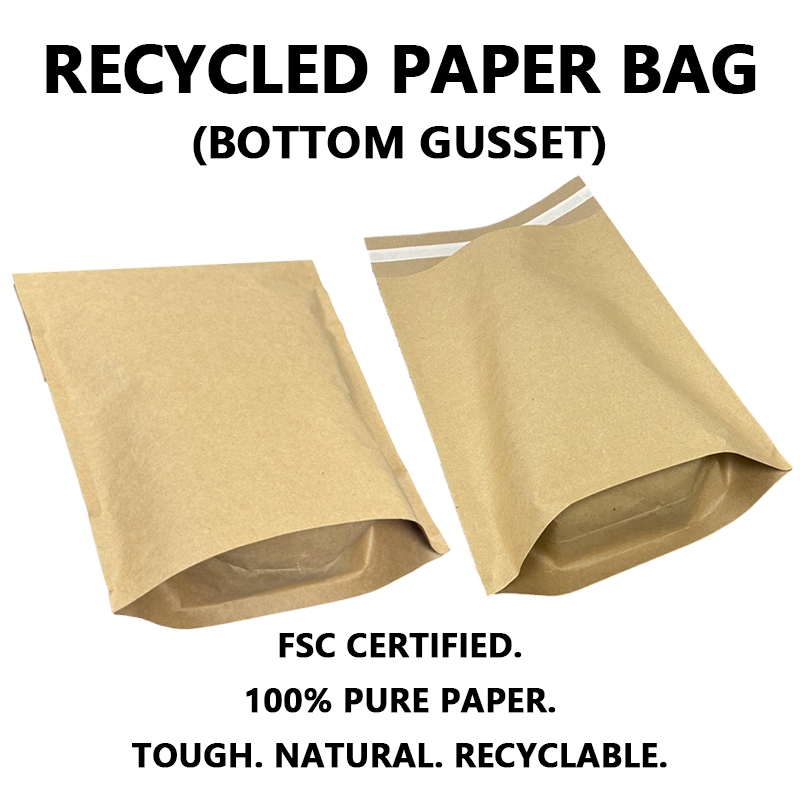 Op maat gemaakte brievenbus van gerecycled kraftpapier met bodemvouw helpt merken duurzame verpakkingsdoelen te bereiken