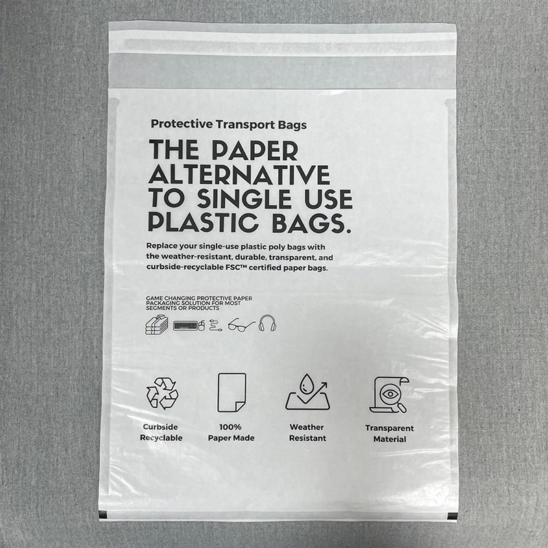 Aangepaste biologisch afbreekbare pergamijn papieren zakken Plastic gratis transparante verpakking Fabrikant