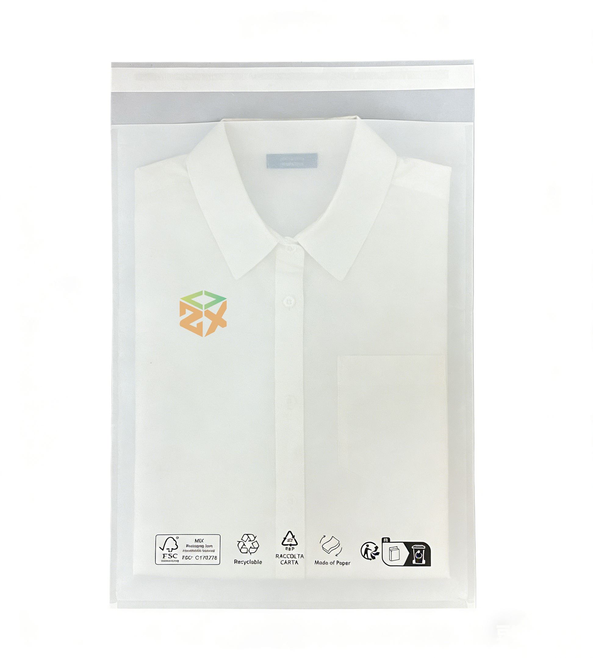 Op maat gemaakte milieuvriendelijke papieren zakken van pergamijn