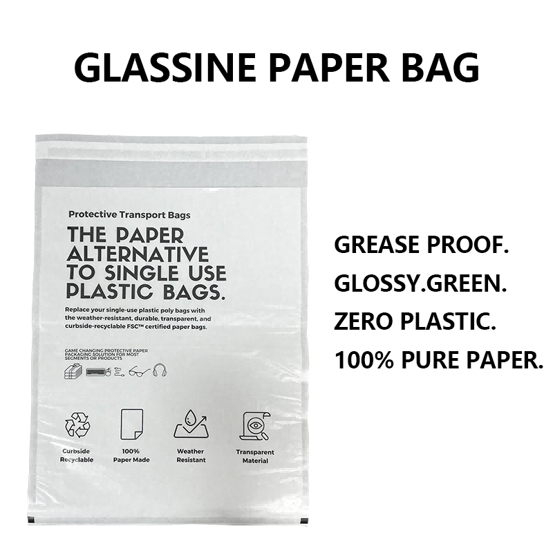 EU PPWR aangepaste pergamijn papieren zakfabrikant | Plasticvrije transparante verpakking