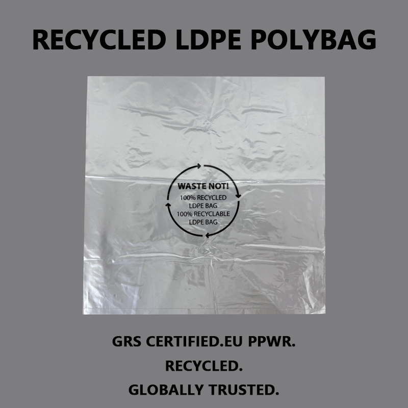 Op maat gemaakte gerecyclede LDPE-polybag voor kledingverpakkingen