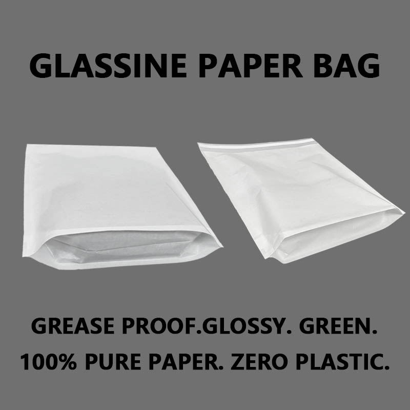 Op maat gemaakte recyclebare papieren zak van pergamijn