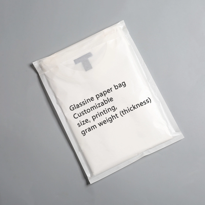 Milieuvriendelijke glazen papieren zak