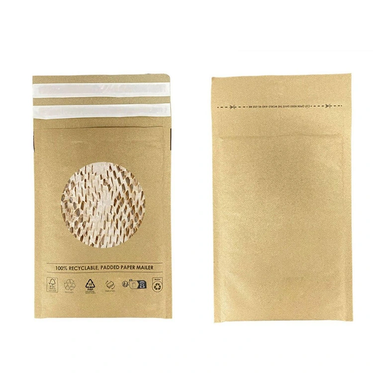 Honingraat papieren postzak