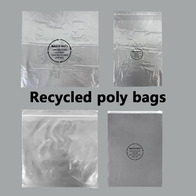 Gerecycleerde LDPE polyzakken
