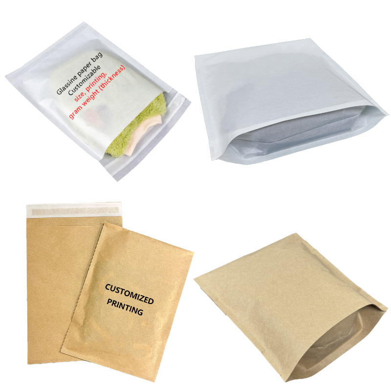 Gerecycleerde papieren zakken